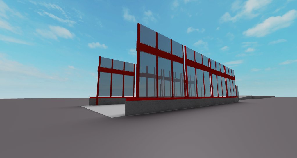 cta_roblox's tweet photo. Oakton-skokie station entrance made by me will be finish when i get the roof, and the other stuff that is needed https://t.co/1V8zlOY8HO