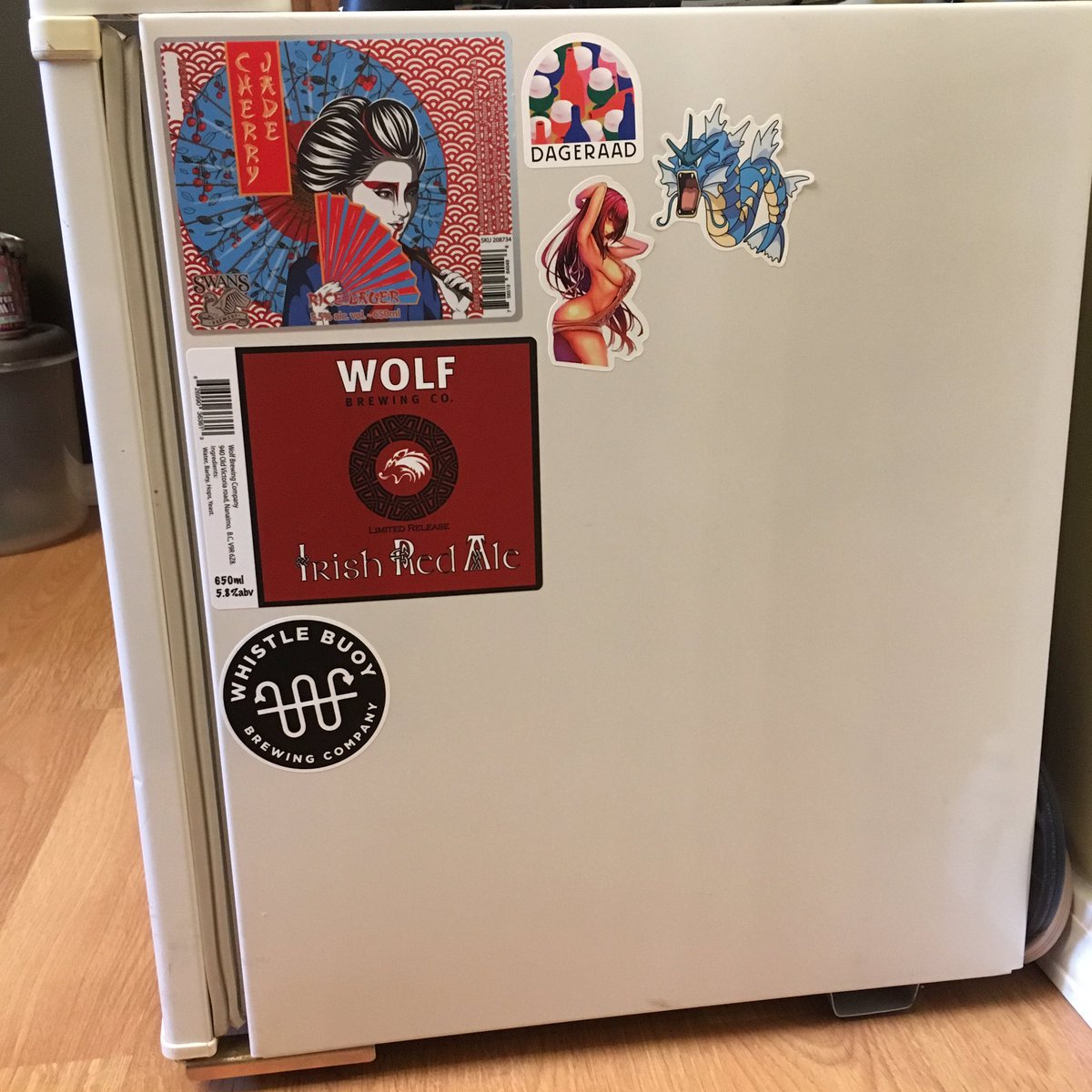 jdempseydesigns's tweet photo. It’s @VicBeerWeek &amp; that means if you don’t have a sticker on my beer fridge, I have lots of empty space for you. BRING ME STICKERS! #yyjbeer #vicbeerweek #bcbeer #craftbeer #stickers #beer https://t.co/I1XovriW9z