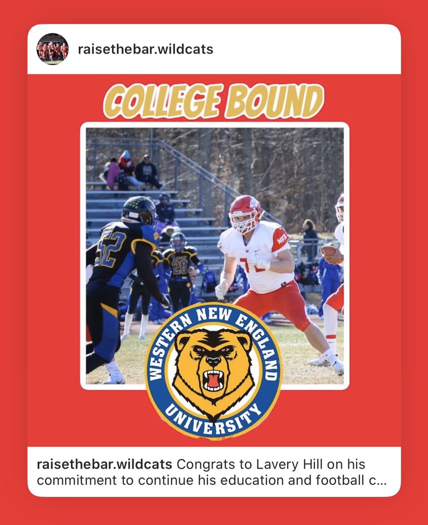 Coach_Burris's tweet photo. Congrats @Lavery_72  

@WNEFB is getting a bonafide leader!  #RaiseTheBar https://t.co/vaQrx6NyTq