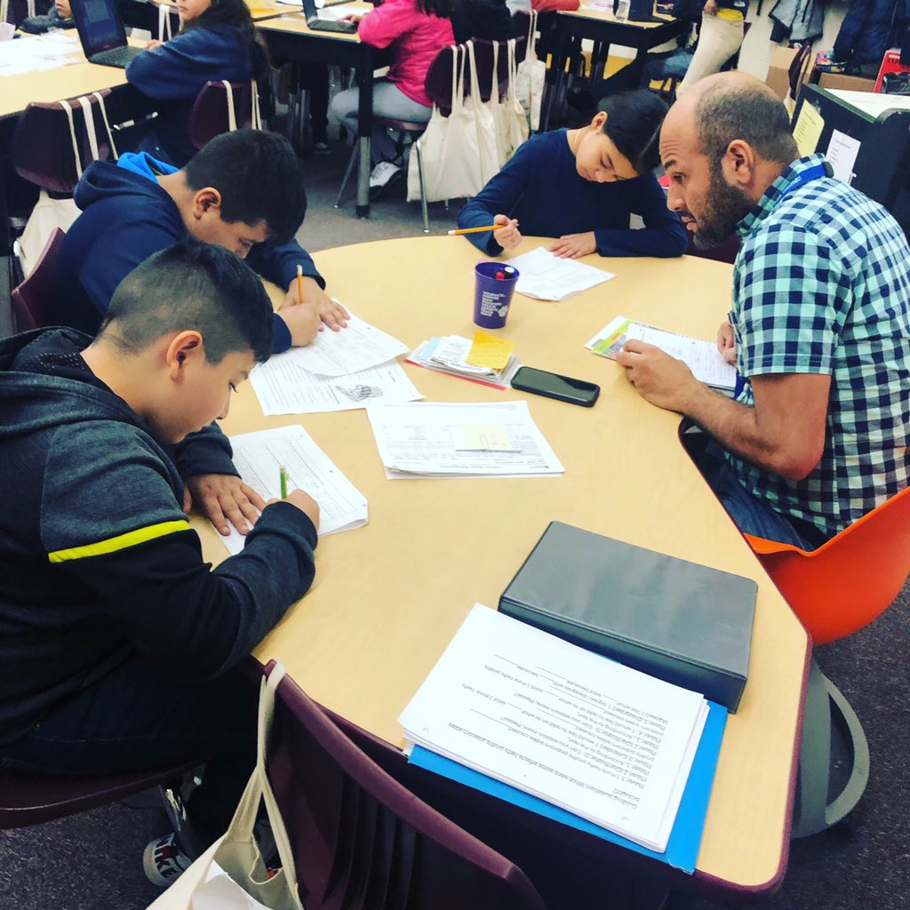 Shoutout to our teacher of the week Mr. Vega! Mr. Vega's classroom is truly unique and welcoming. It is a family. Students in his class are creating projects, learning about real world and issues that pertain to them and lead through love. We are thankful for you Mr. Vega!