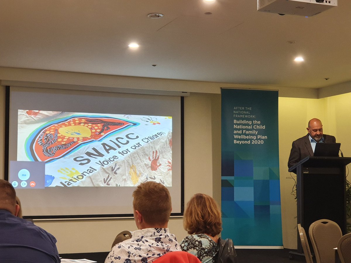 tboydcaine's tweet photo. @RichJWeston tells #ChildAware: Wellbeing domains can't focus on #mentalhealth or other areas at exclusion of child #health & #wellbeing; must be connected to each other, & underpinned by connection to #family, #communuty, #culture, #country @familiesaust @HealthJusticeAu https://t.co/E3Hq6xmjoB