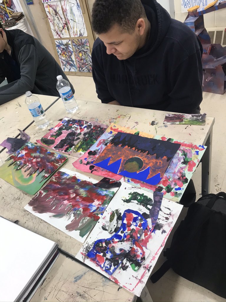 CGawNPHSArt's tweet image. RM #1214 Students kick it in gear anticipating two big art exhibition opportunities in April! @NPHighSchool @SouthernHancock #newpalproud #problemposing #artforall #creativity #arteducation #SocialEmotionalLearning