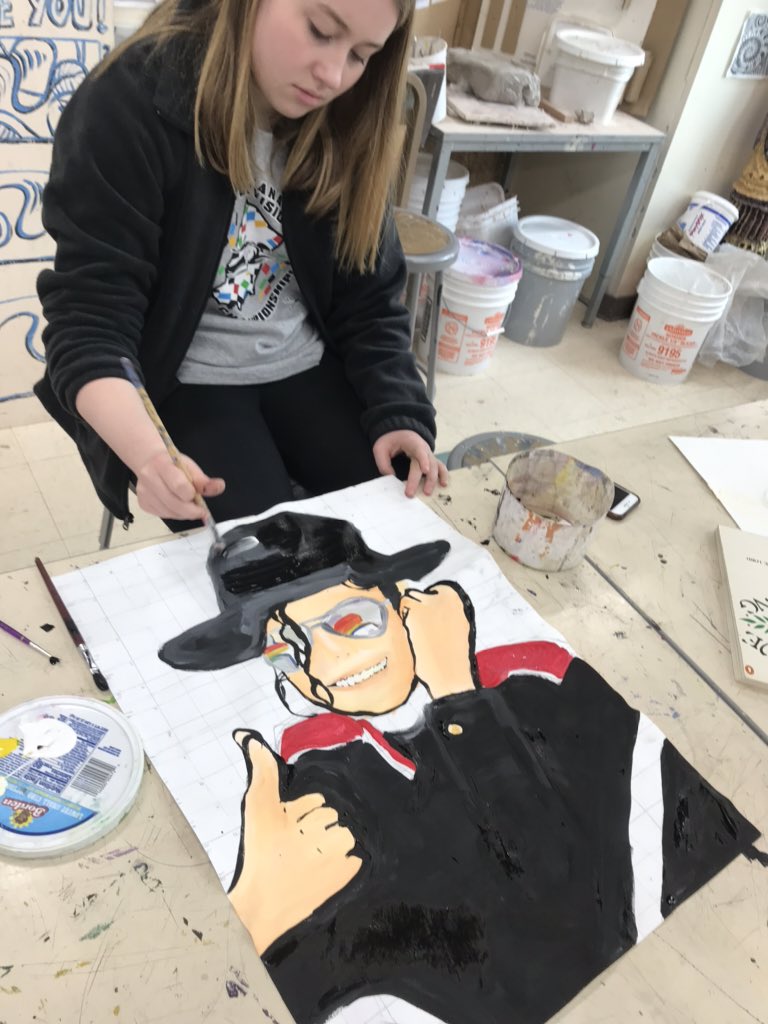 CGawNPHSArt's tweet image. RM #1214 Students kick it in gear anticipating two big art exhibition opportunities in April! @NPHighSchool @SouthernHancock #newpalproud #problemposing #artforall #creativity #arteducation #SocialEmotionalLearning
