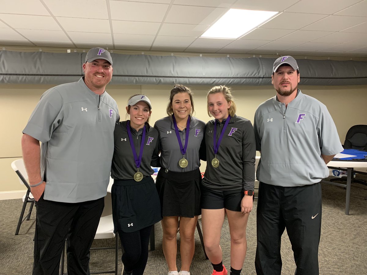 Fairview_Golf's tweet photo. Congratulations to Lauren Lawson, Brileigh Roberts, and Emmy-Leigh Glover for Making the All Tournament Team at Our 5th Annual Fairview Invitational at Cross Creek! https://t.co/T97Egb8DuI