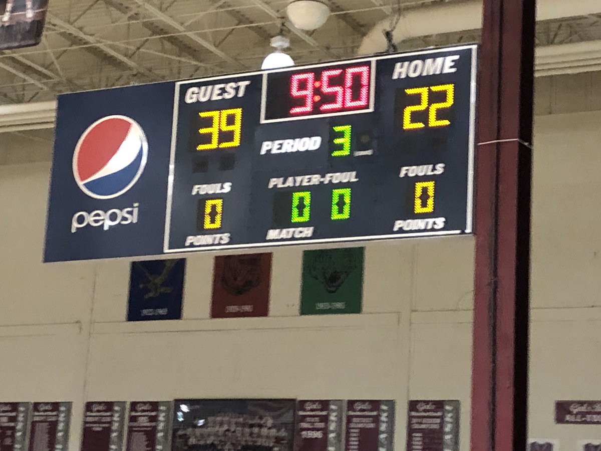 At the half: 
ADS lead Somerset!
Let’s finish ADS! 🏀