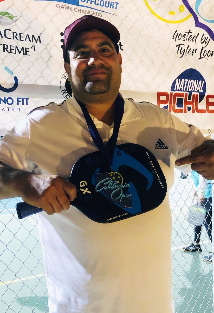 FosterCityPB's tweet photo. Sal "Sweet Hands" Lopez with partner Ryan Gilbert (not pictured) win silver in Mens 4.5, 5.0 8+ in Fountain Valley.
#FosterCityPB https://t.co/A1dJzDxklz