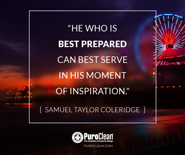 #MondayInspiration: "He who is best prepared can best serve in his moment of inspiration" -- Samuel Taylor Coleridge