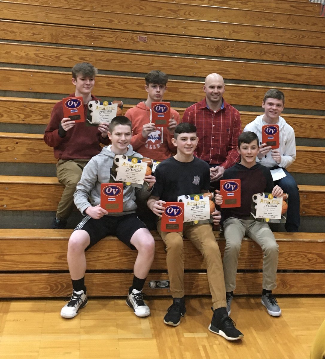 OVMSLaGrange's tweet photo. Our winter sports athletes were recognized at tonight’s sports banquet. Great job on all your hard work this season! #socsowen https://t.co/k49Px5EYtr