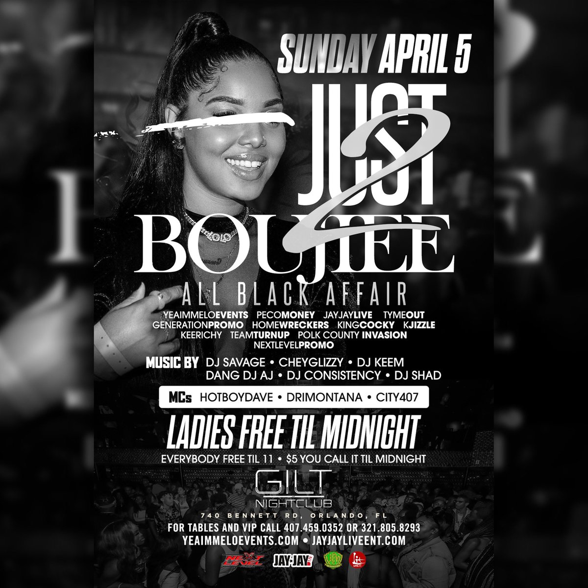 bjbeastley3's tweet photo. Did you miss the first one 👀👀

We Are Back .....

#Just2BoujieeAllBlack

4/5/2020 🖤 Catch It 

#NextLevelPromo 🥵 #Just2Boujiee https://t.co/3nX8KXD9qZ