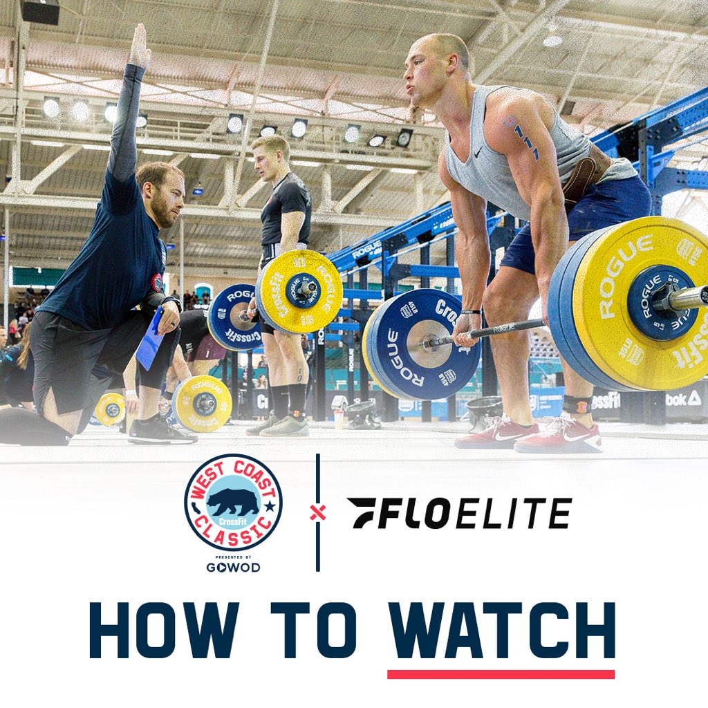 thewcclassic's tweet photo. Can’t join us in SoCal? Don’t miss out on the action! @floelite will be streaming the entire weekend, link to sign up 👉

https://t.co/KJNaqhUzBX

#westcoastclassic #crossfit https://t.co/inYmv6JKAK