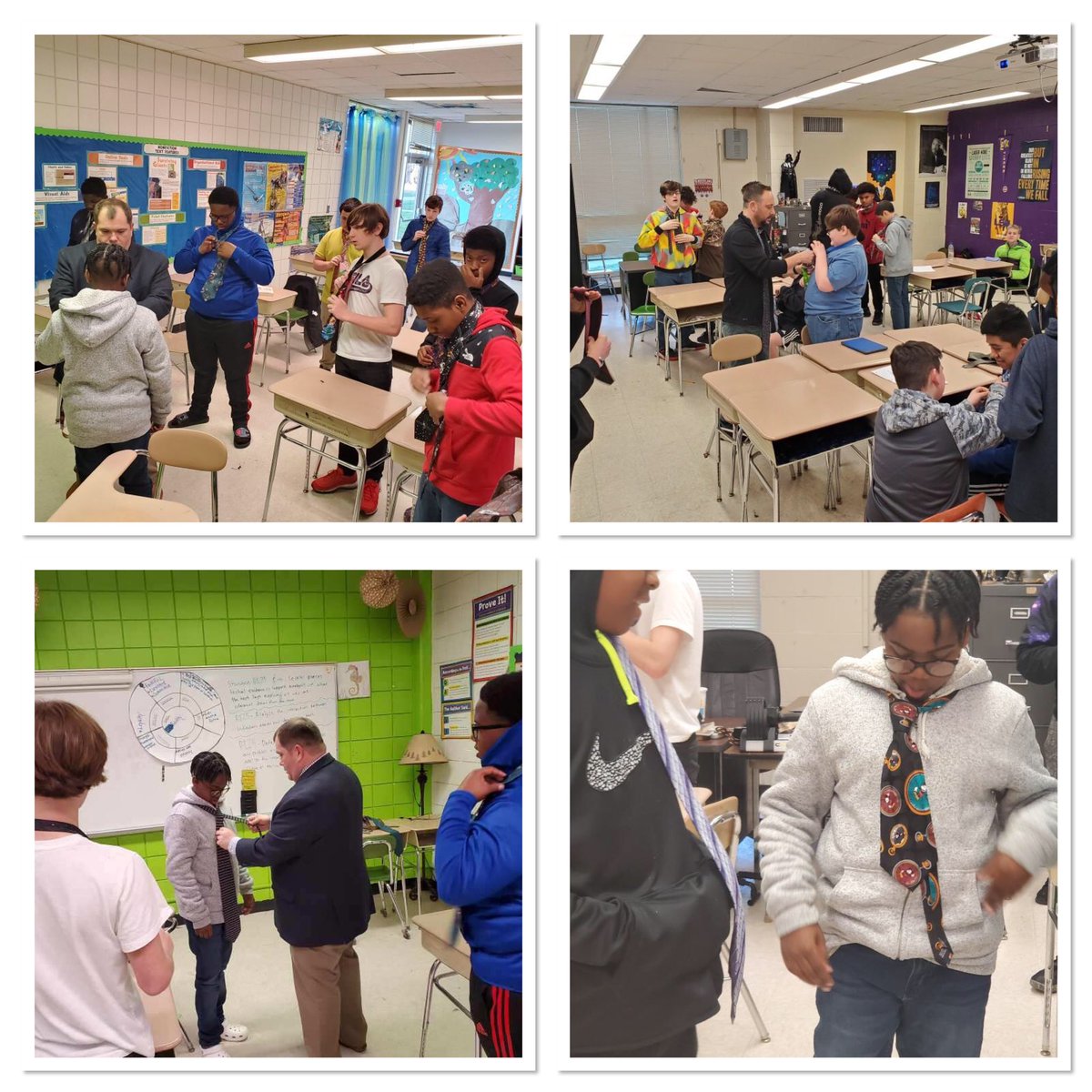 Thank you New Bern Alumni chapter of Delta Sigma Theta Inc. and Alpha Kappa Alpha, Coach Armenta and Coach Townsend for a successful Character Building Day #community #ThisIsWCMS