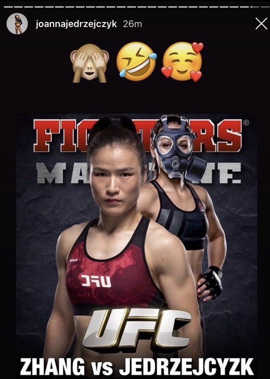 WMMA_UK's tweet photo. Karma is a B I T C H 

#UFC248 #JoannaJedrzejczyk #ZhangWeili #ZhangvsJoanna #wmma #mma #racist #bully #coronavirus #COVID19 https://t.co/dLk2I36vTs