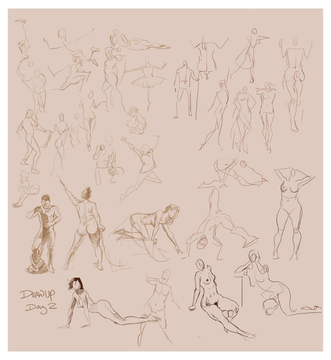ArtofNickRobles's tweet photo. #DrawUp
DAY 2: Gestures
Photoshop//Ink Wash and Pencil Brush
It's been kind of a failed day. I tried to draw in Photoshop, but remembered I only like inking and painting with that program.
Back to Clip Studio tomorrow! Hopefully some better studies, too! https://t.co/niHCIgUaxg