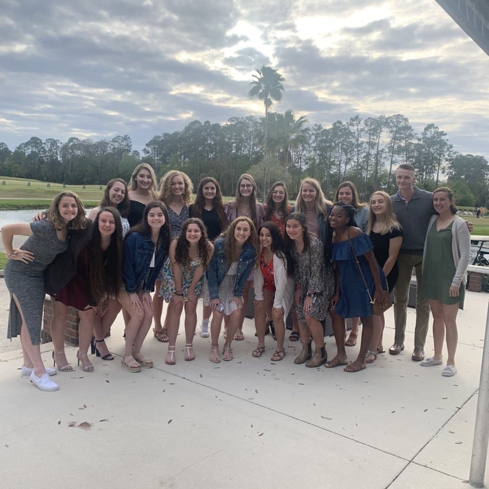 BjsGirlsSoccer's tweet photo. Celebrating these wonderful girls tonight! A great way to end a wonderful season! Thank you Eagle Harbor Golf and country club for hosting us! @BishopSnyderHS #snyderpride #ladycardinalsoccer https://t.co/CUFPJ20HOm