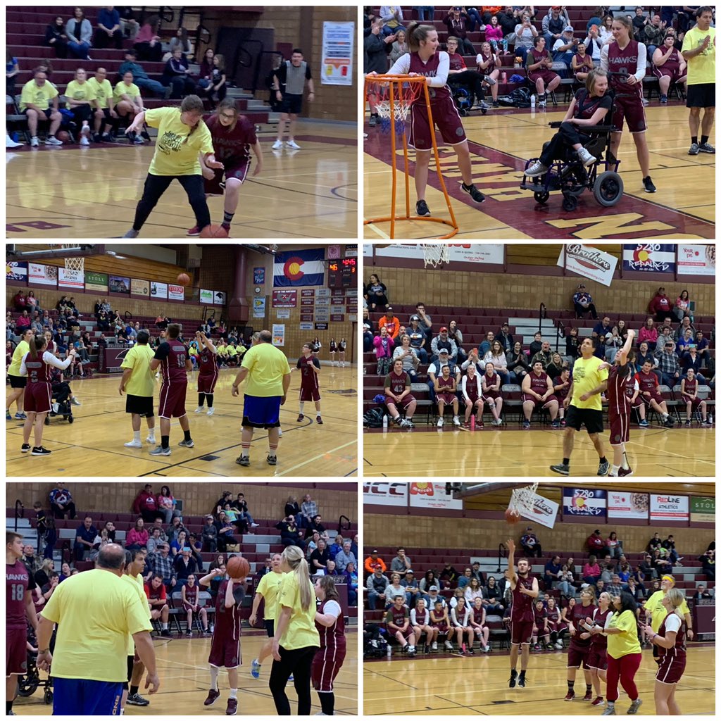 HorizonHawksAD's tweet image. 3 years ago we started the tradition of Unified Bball playing @ThorntonPolice and others have followed. Tonight, we started a new tradition with playing @Adams12 Transportation Dept. It was an amazing night and.......the Hawks prevailed 84-22. Great job Hawks!! #WeChooseToInclude