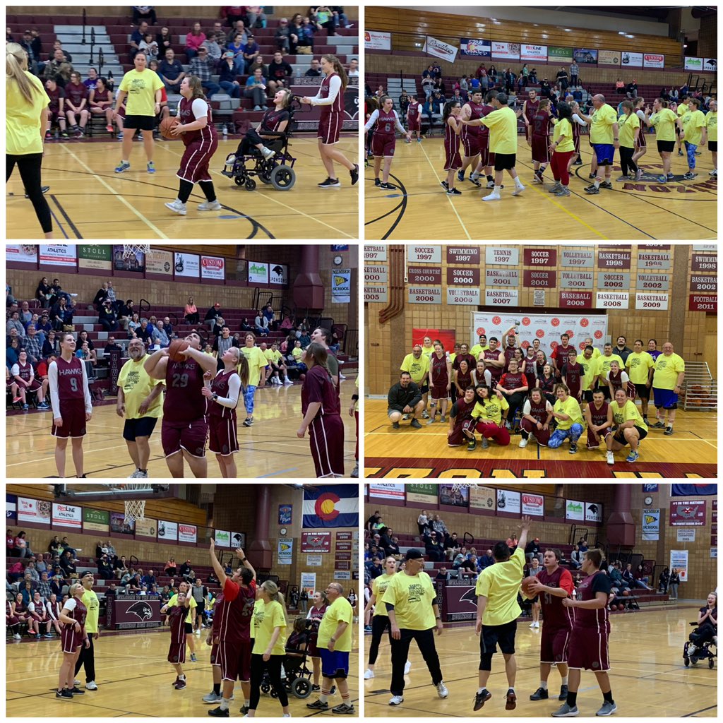 HorizonHawksAD's tweet image. 3 years ago we started the tradition of Unified Bball playing @ThorntonPolice and others have followed. Tonight, we started a new tradition with playing @Adams12 Transportation Dept. It was an amazing night and.......the Hawks prevailed 84-22. Great job Hawks!! #WeChooseToInclude
