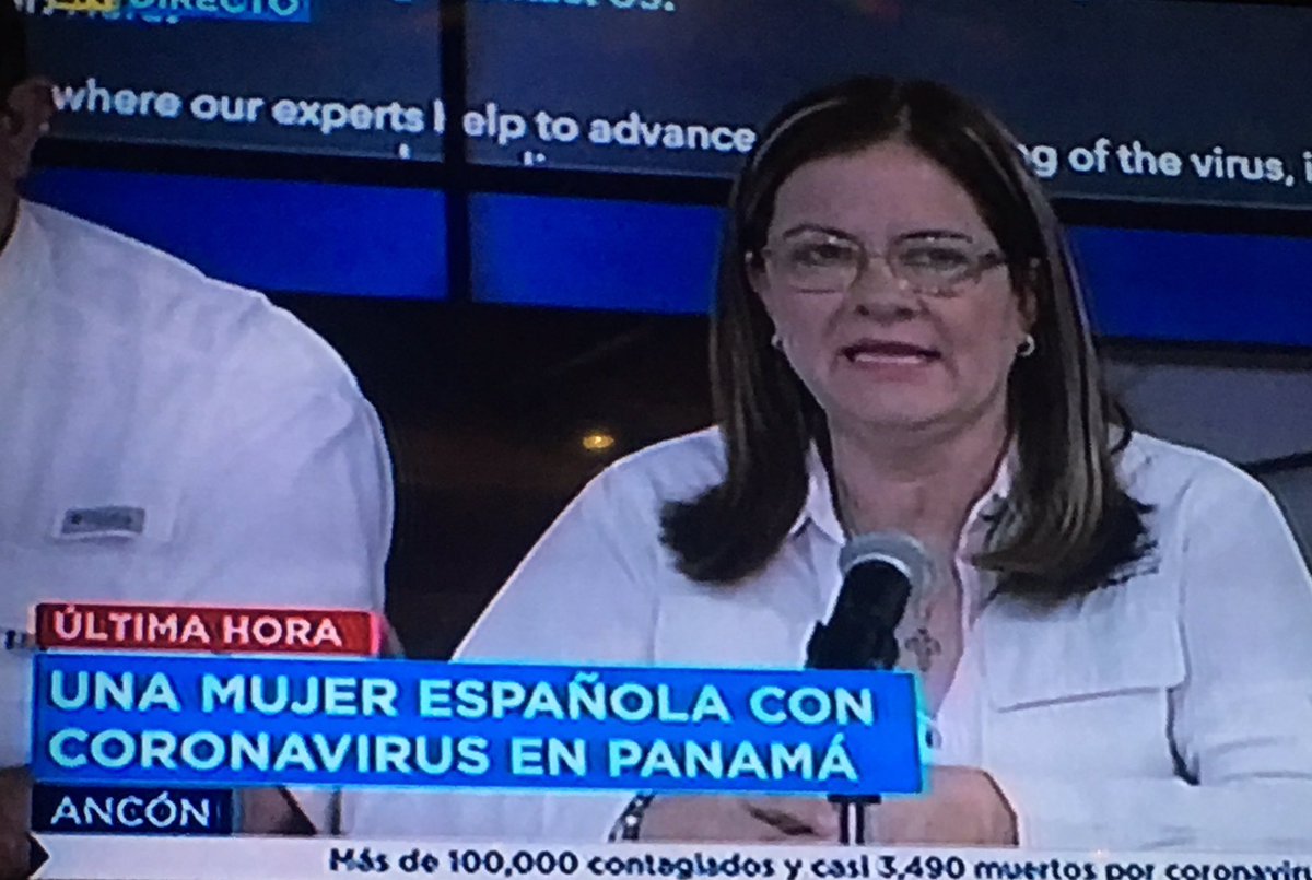 Primer caso de coronavirus en Panamá.