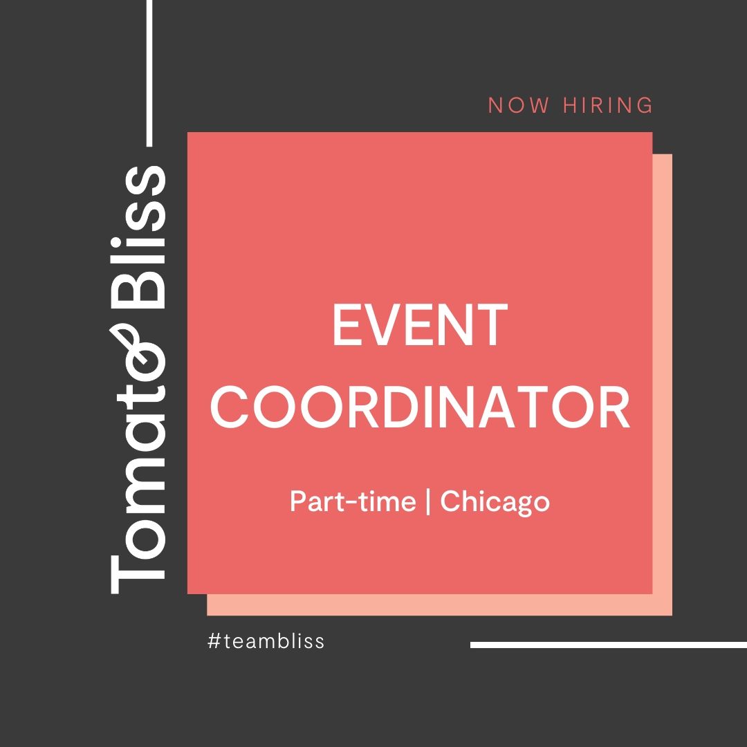 TomatoBliss's tweet photo. The ideal Event Coordinator is enthusiastic about executing events that help customers enjoy heirloom tomatoes in ways that fit their lifestyle.

Learn more: https://t.co/AV2fvo1TLc #chicagostartup #hiring https://t.co/dGkFobA0Kh