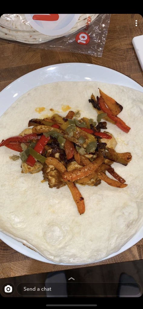 Bbell80's tweet photo. *MOM ALERT* Donโt mind the playoff hockey hair for this post. Moms- teach your sons to cook & be proud they can! My son was so pumped tonight making fajitas for the boys, none of them could boil water! He was so proud he sent me pics! #momsandsons #eatsgood #takescareofhimself โค๏ธ https://t.co/AnjFFNcS3m