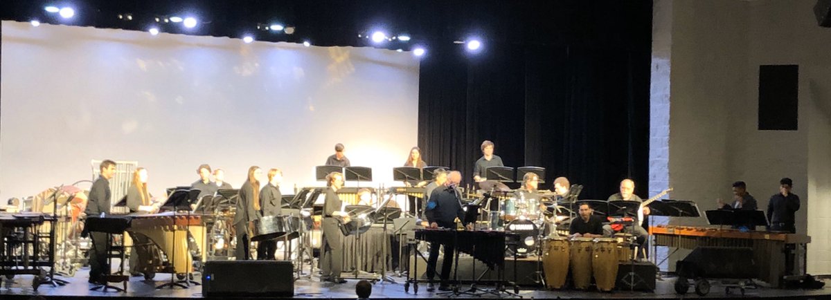 Aaron_M_Harrell's tweet photo. Amazing concert tonight, Marcus percussion! Great show! @Marcus_HS @MarcusBand #MarcusConnects #PrideInExcellence https://t.co/s9D05vlK5A
