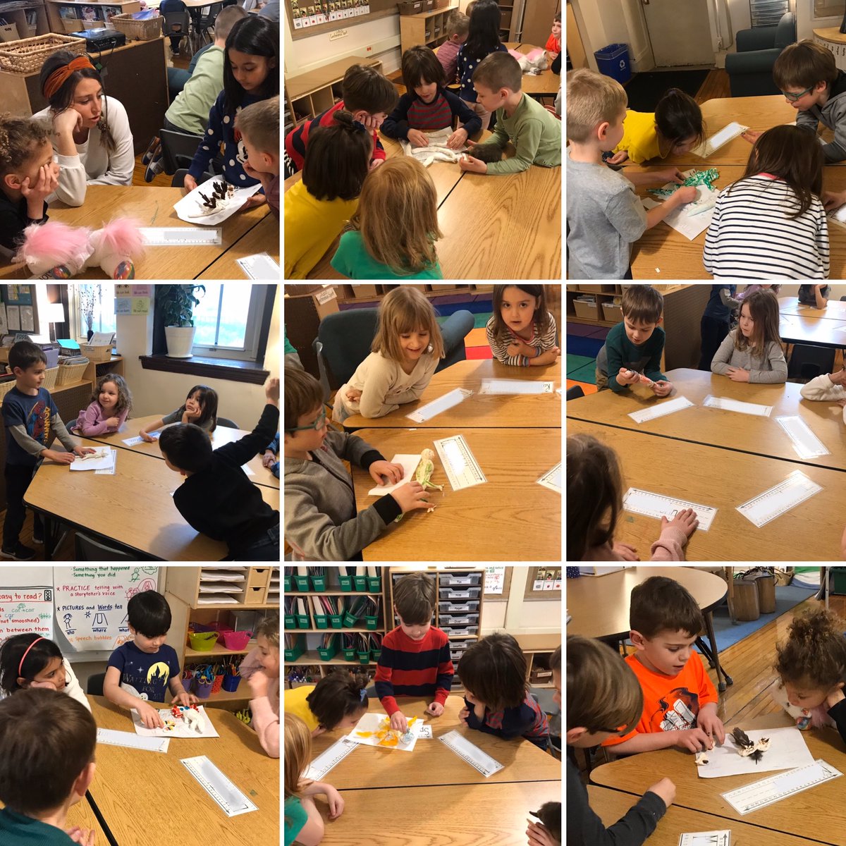 002Kindergarten's tweet photo. Last week 002 students were busy sculpting and decorating animals that are native to Mexico out of clay. Today, each student shared their sculpture and answered questions from peers. They are amazing! #burleythinks https://t.co/e953YbeoyG