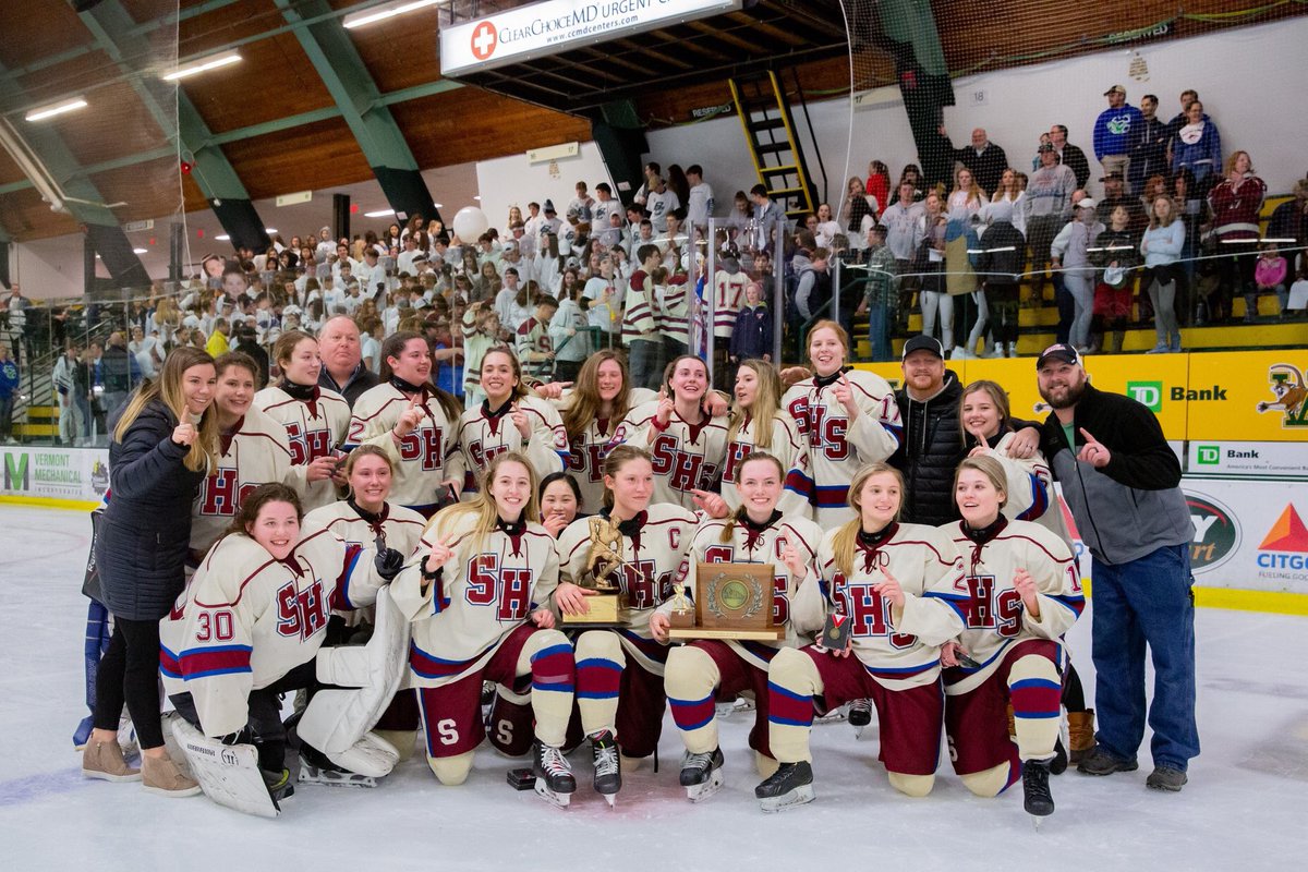 SHSAthleticsVT's tweet photo. So proud of this team!! Well earned! D2 CHAMPS! https://t.co/vjhyNOMBoO