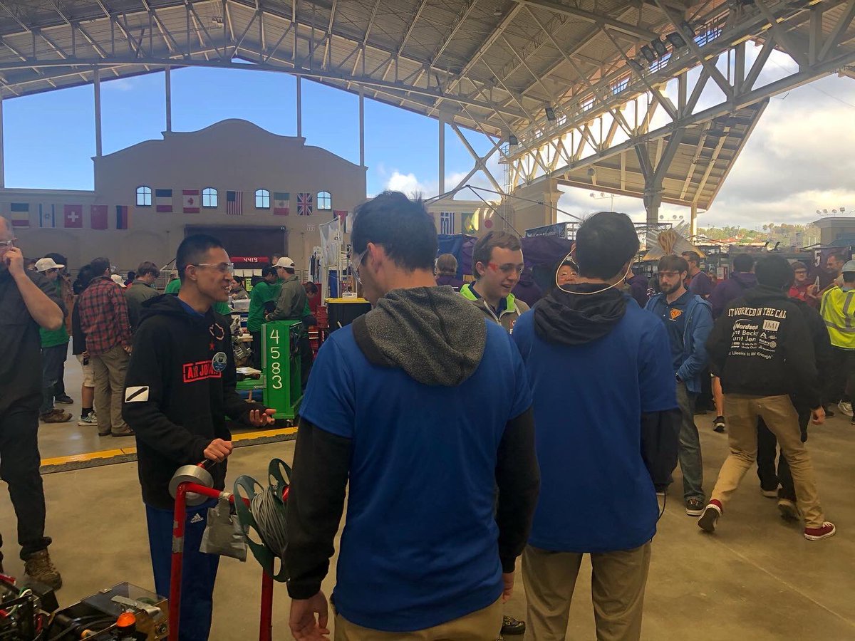 SMblyRequired's tweet photo. After some intensive match watching, scouting, fixing and building, SMbly Required was proud to head into quarterfinals as the Alliance Captain of Alliance 8! A truly meaningful weekend spent at Del Mar Regional!! 🦅💙💛 #WeAreSM #FRCteams #CompSeason https://t.co/KnExSMQ6xv