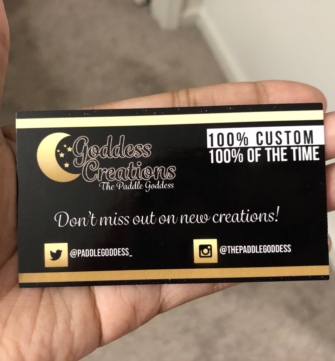 KiaLynette_'s tweet photo. So I got my business cards today. Designed by me of course ✨ https://t.co/472MHhNQRH