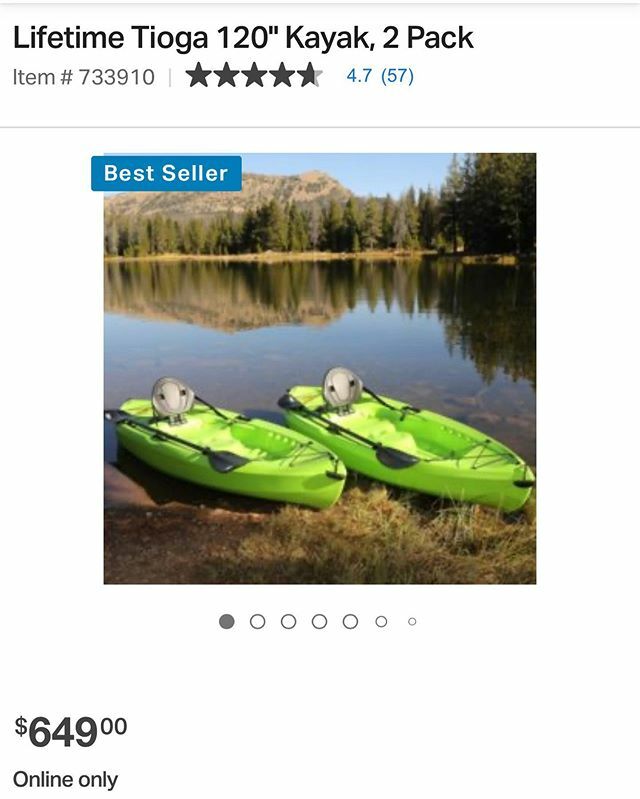 jenfrisbie's tweet image. There may be a shortage on toilet paper and hand sanitizer, but Sam’s is selling kayaks by the two-pack. 🤣🤷🏻‍♀️ #anybodyelsefindthatweird #twoatonce #whatadeal ift.tt/2vQOUHu