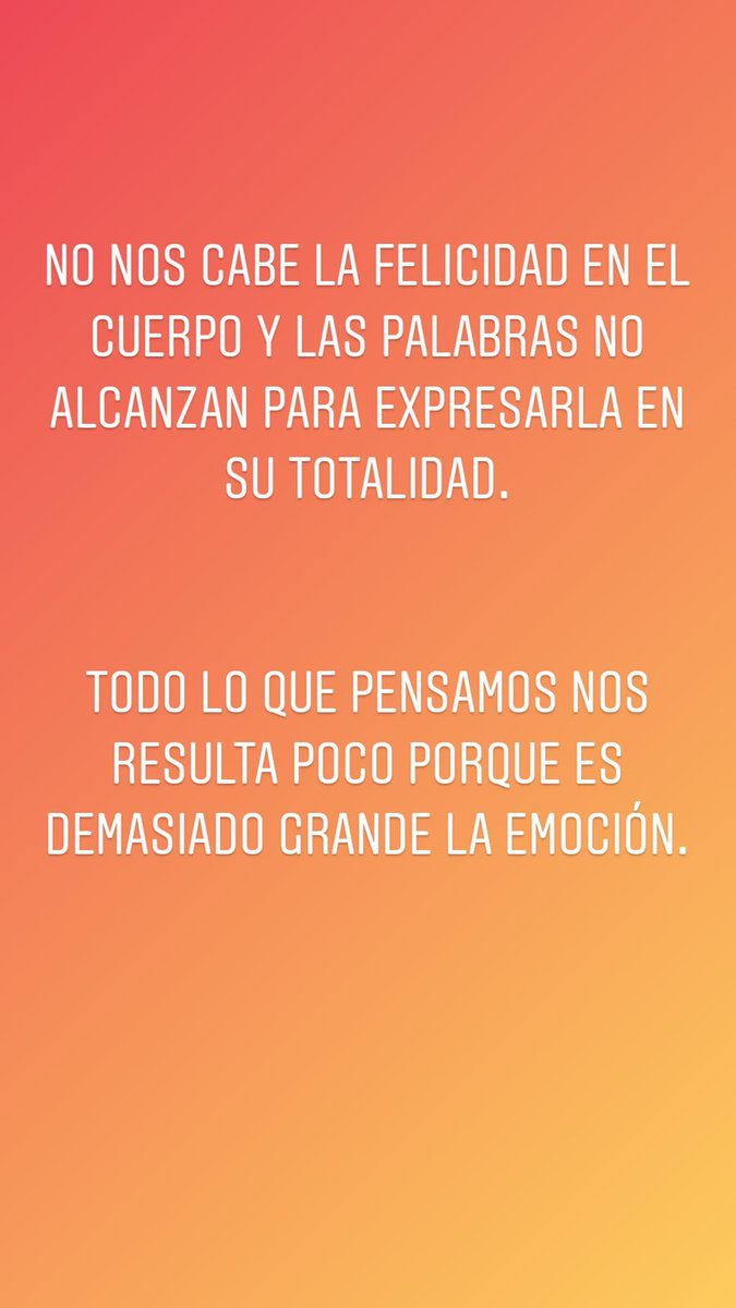 PintosLink's tweet photo. #AbelEnInstagram - Historias.

Y cuando una alegría es compartida es el doble de alegría... 💕🥰 https://t.co/Ihpz0hD2Qx