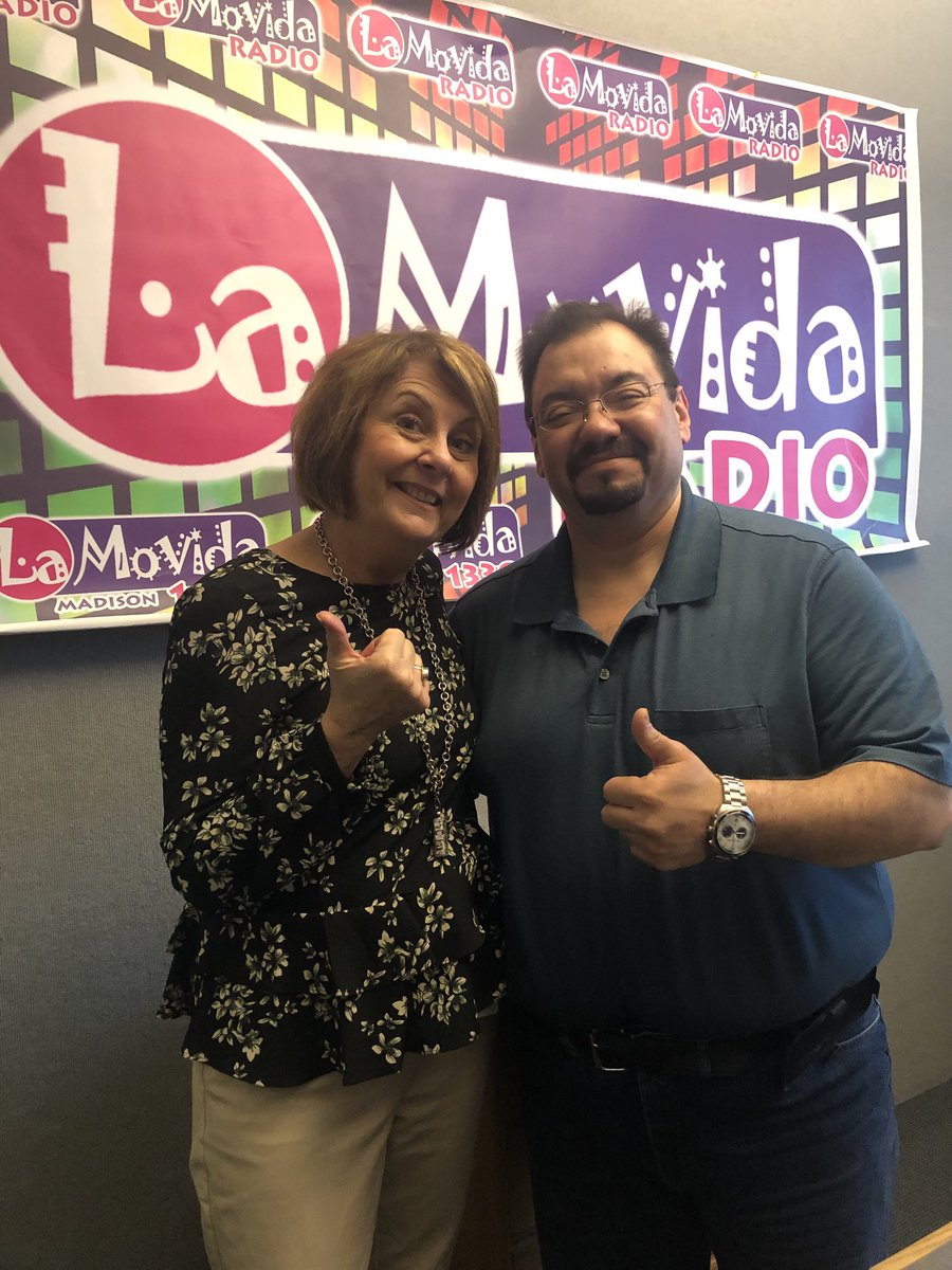 Had some fun on the radio station - La Movida - this morning , talking about our new Community Partnership study team designed to help eradicate racism in our schools and community.