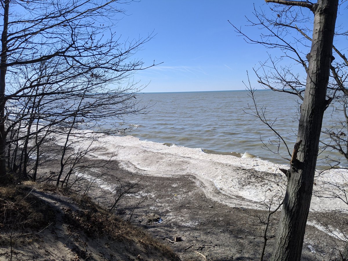 StemValue's tweet image. What a great early #spring day for a nice walk on Lake Erie's shore.