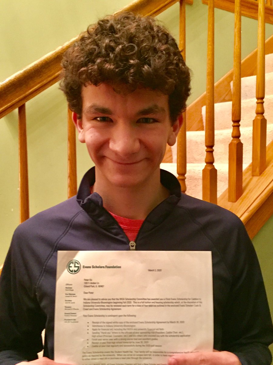 peter_viz's tweet photo. I am humbled to receive the Evans Scholarship. Thank you to @wgaesf for the opportunity of a lifetime. Much gratitude to my mentors, family, and friends who helped me achieve this honor. 
@StRitaHS https://t.co/evsv7t7UR1
