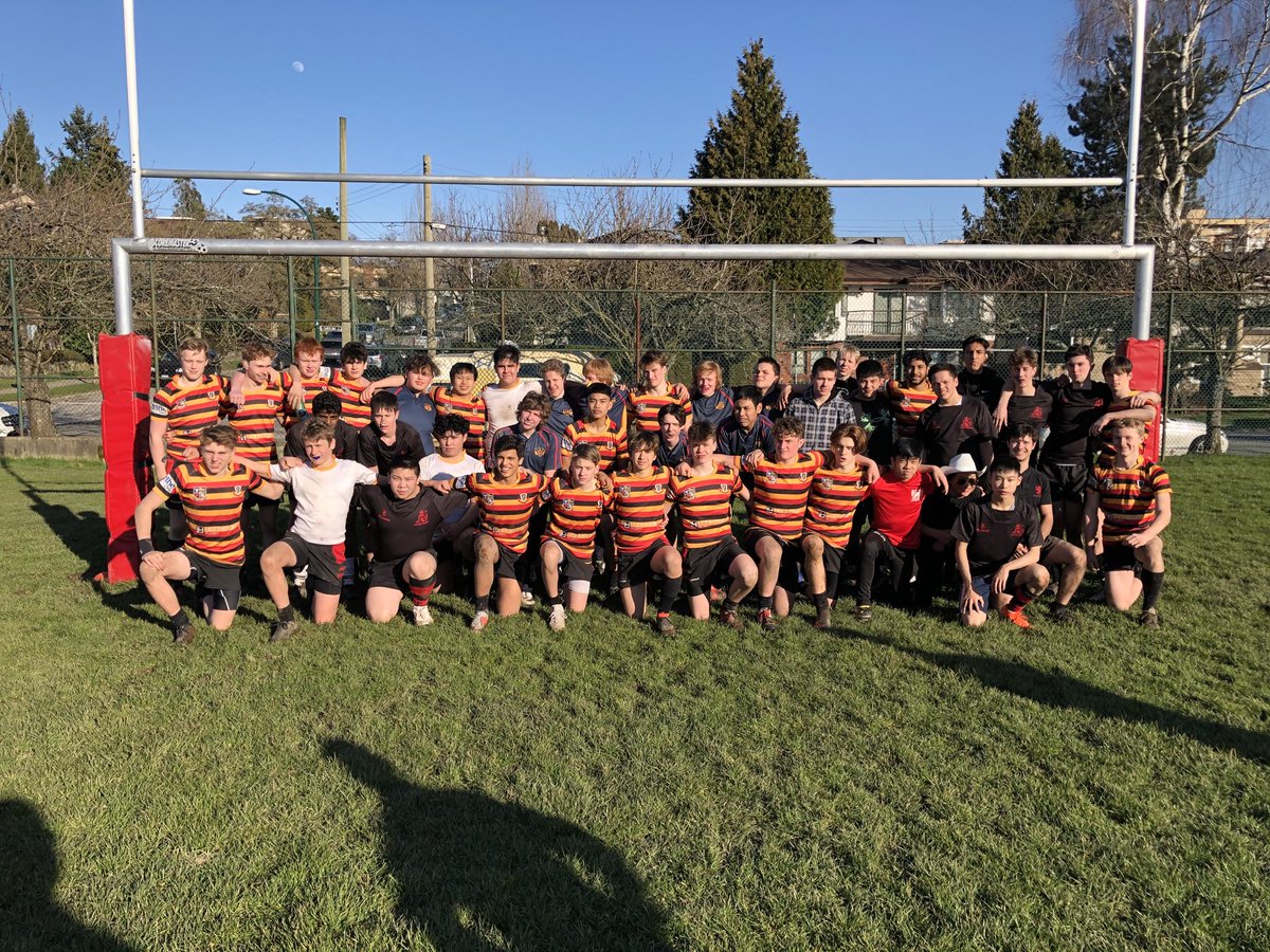 A great day of rugby last Friday, March 6.  Salmon Arm and Magee came to Tupper for a round of exhibition games.  Great day for all!