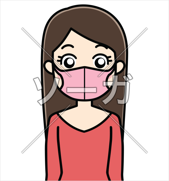 ソーガ 無料イラスト素材 A Twitter ピンクの立体マスク 3dマスク を着用して花粉症 ウイルス を防ぐ女性のイラスト T Co Jnp6wflhpu フリー素材 イラスト フリー画像 無料配布 サーガ 立体マスク 3dマスク ポリウレタンマスク 花粉症 カラー