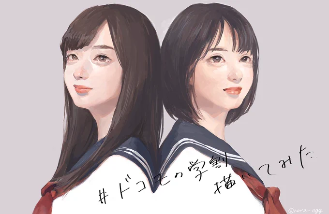 #ドコモの学割描いてみた

勝手に描きました…!!!2人の動画が可愛いです 