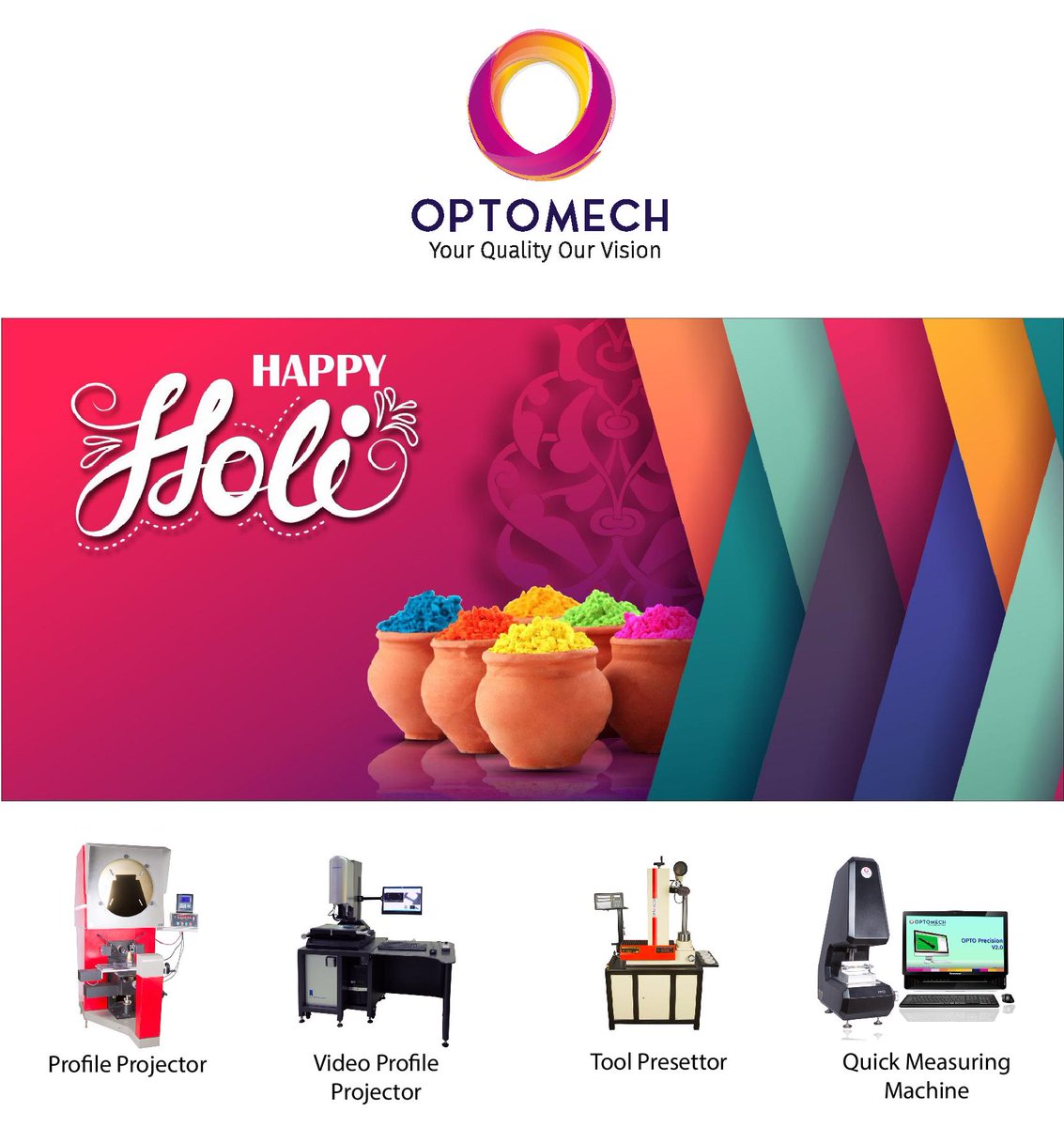OptomechE's tweet image. #profileprojector #videomeasuringmachine #toolpresettor #Quickmeasuringmachine #videoprofileprojector #inspection #qualitycontrol #qualityassurance #qualitymanagement #automotiveindustry #manufacturingtechnology #automationtools 

optomech.co.in