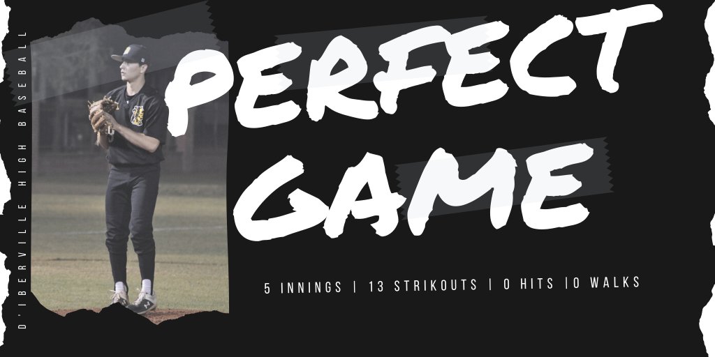 d’Iberville Baseball on Twitter "How do you spell perfection? COLBY