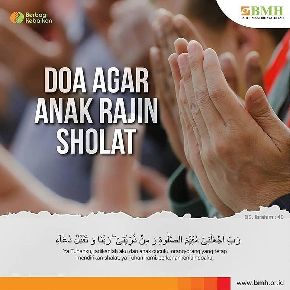DOA AGAR ANAK RAJIN SHOLAT

Mudah-mudahan Allah menumbuhkan dalam jiwa anak kita keinginan untuk sholat dengan tertib secara berkesinambungan, hingga suatu saat bisa mencapai derajat sholat khusyu. Amiin🤲

#BaitulMaalHidayatullah
#TahfidzHidayatullah
#BerbagiBerkah