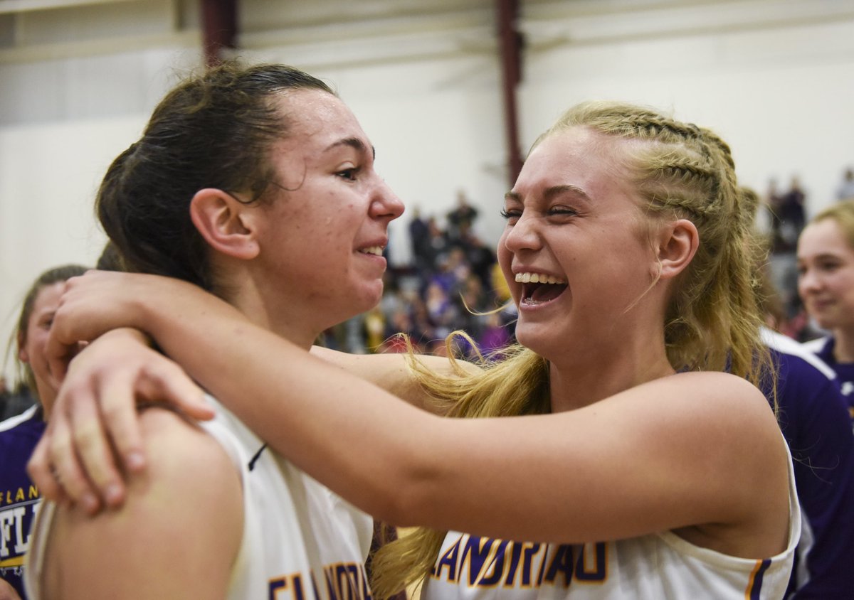 Flandreau girls move to state after defeating West Central, 60-55. See the full gallery here: argusleader.com/picture-galler…