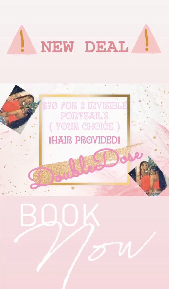 a_siaaaaa's tweet photo. 🚨🚨 deal alert 🚨🚨 hello ladies, the DoubleDose deal is in full effect ✨ #BringAFriend, 2 invisible ponytail's of YOUR choice for $70, HAIR IS PROVIDED! WANT IT? BOOK IT!!💗 #tsu #tsu23 #tsu22 #tsu21 #tsu20 #fisk #fisk23 #fisk22 #fisk21 #fisk20 #nashvillehairstylist https://t.co/VPW7SNOyRI