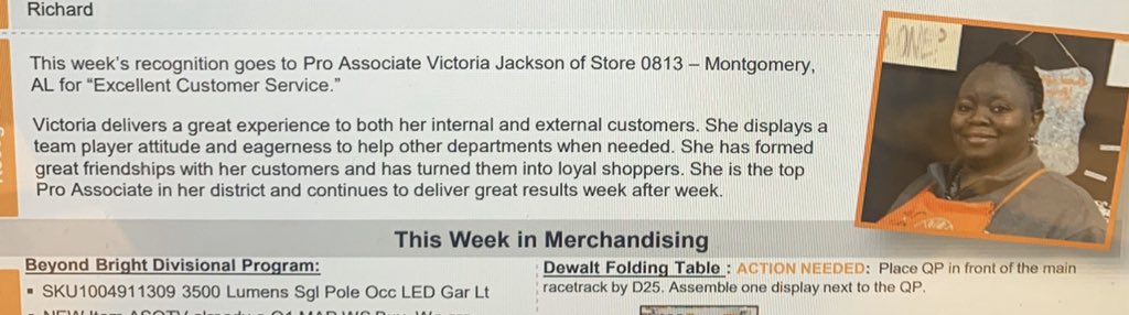 Feels good to see your pro associate being mentioned in the MidSouth weekly Playbook.  Great Job Victoria!!@LeeDavi96298860