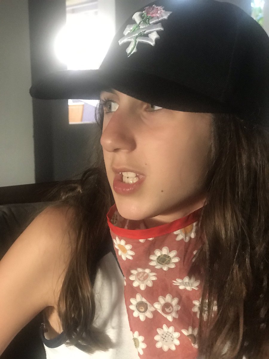 NBrakchi's tweet photo. @AmnesiaShop @ZOOYORK my daughter representing her appreciation for your clothes https://t.co/r0cXTeSGTe