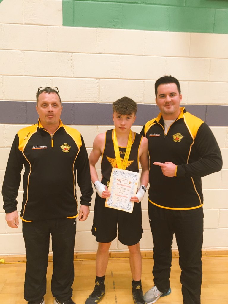 cbsomagh's tweet photo. Congratulations to our two pupils Lorcan Rodgers and Padraig Taggart who won Ulster Boxing Titles at the weekend and will both be competing in the All Ireland’s commencing 20th March!! The boys are coached by our former caretaker Tony and former pupil Cathal!! #CBSBoxing https://t.co/F619m4TpZb