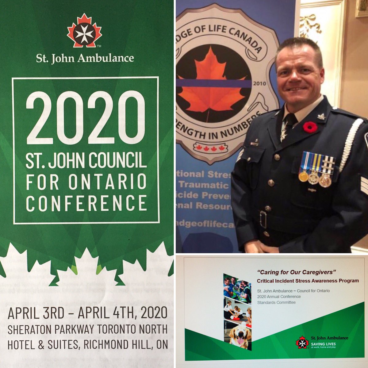 #TeachingTuesdays Honoured to be presenting about @SJAOntario’s updated #CriticalIncidentStress (CIS) Awareness Program at the @C4Ocon in 4 weeks #CISM #PeerSupport #SafeGuarding “Caring For Our Caregivers” #FirstResponder #MentalHealth, #Wellness & #Awareness @StJohnINTL