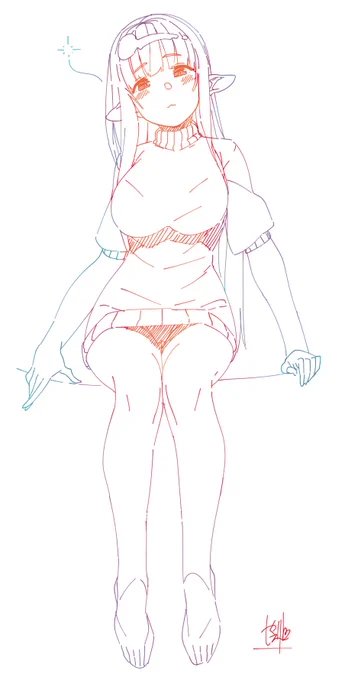 ここ最近のらくがきです おおさめください (`、3_ヽ)_ 