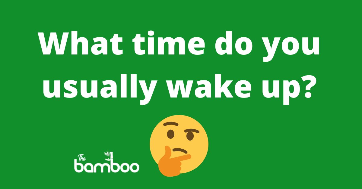 BamboopillowUK's tweet photo. What time do you usually wake up?
π€
#neckpain #asthama #insomnia #sleep #instasleep #instainsomnia #snoring #TMJ #migraines #bamboo #pillow #luxury #sleeping #comfortable #sleeptips #moresleep #sleepy #naptime #naps #needanap #momlife #ineedsleep #sleepytime #UK https://t.co/9WQ7dvMUGe
