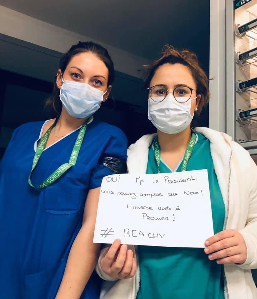 CollectInterHop's tweet photo. Oui, Mr le Président, vous pouvez compter sur nous, comme nous aimerions pouvoir compter sur vous ! @EmmanuelMacron 
#EnsembleSauvonslHopital
#ComptezSurNous https://t.co/sOSRT6QZho