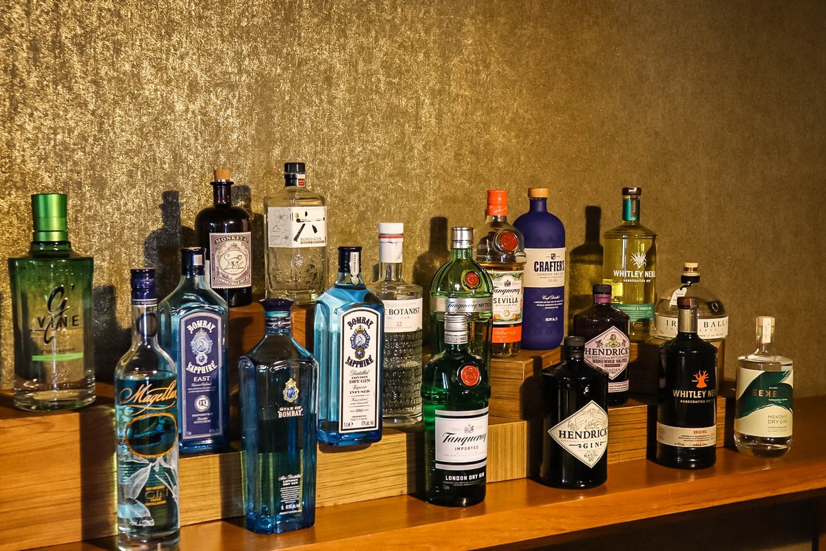 One of the largest selections of #gin in #InleLake is at #SanctumInleResort with 17 kinds of gin around the world, some originating from Cambodia, Japan, Thailand, and France. They are great for our bartenders to craft classic drinks and invent creative concoctions 🍸🍸every day.