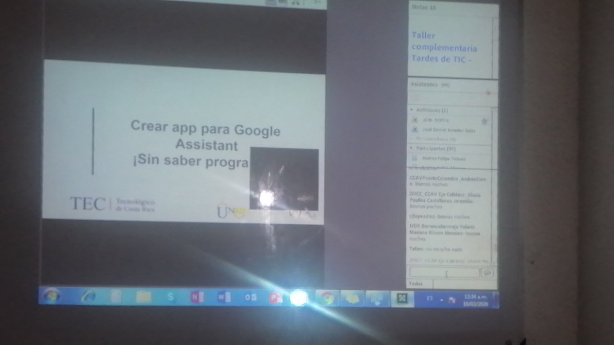 lhlopezd's tweet photo. @figueredo_john Taller complementaria Tardes de TIC - Crear apps para Google Assistant ¡sin saber programar! @unadzao @UniversidadUNAD https://t.co/uUrgtkp4TO